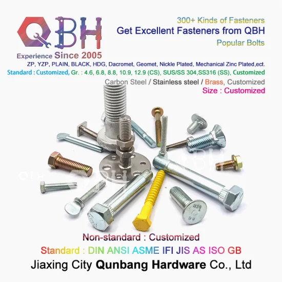Qbh HDG Accessori per la costruzione di edifici con controllo strutturale della tensione di taglio a taglio Tc Bolt